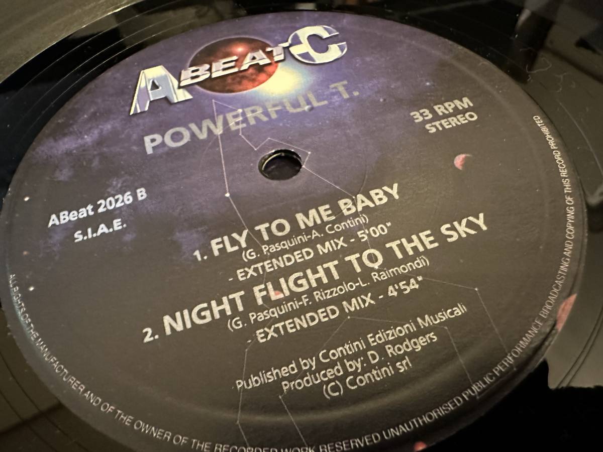 12”★Powerful T. / Over The Rainbow / Great Balls Of Fire / Fly To Me Baby / Night Flight To The Skyの画像2