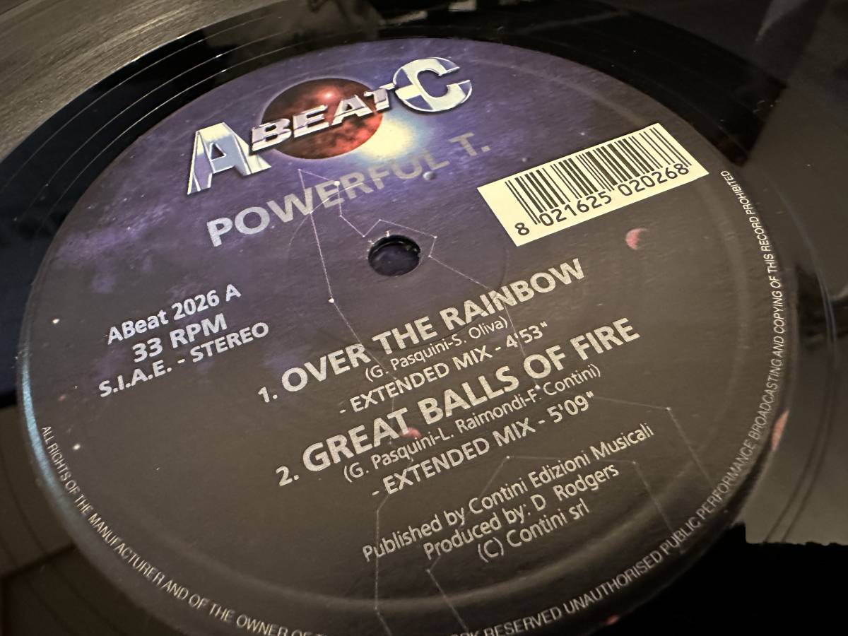 12”★Powerful T. / Over The Rainbow / Great Balls Of Fire / Fly To Me Baby / Night Flight To The Skyの画像1
