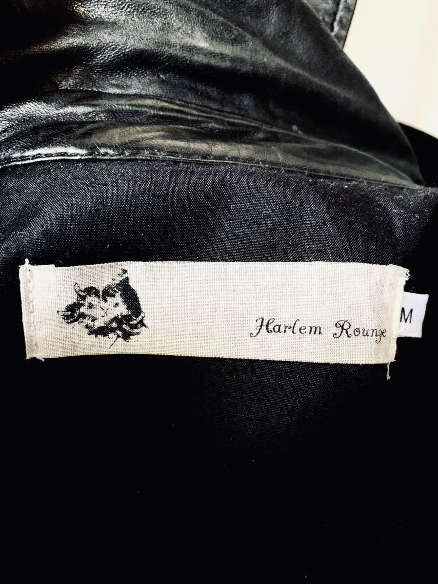 正規品 horlem rounge leathers（羊革） シープスキンラムレザー ダブルライダース ジャケット 黒 M ルイスレザー タイプ_画像5