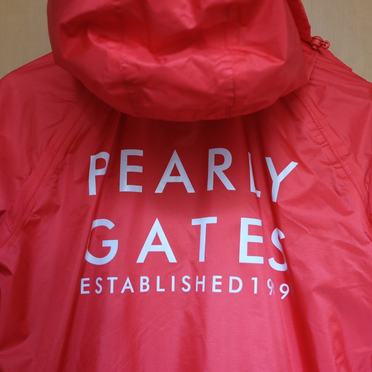 PEARLY GATES 1989 パーリーゲイツ ウインドブレーカー 赤 red レッド レディース 防風 撥水 ゴルフウェア