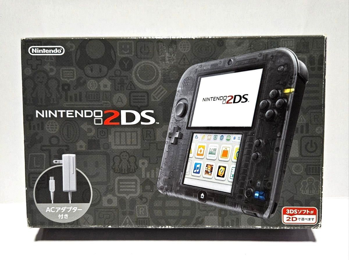 ニンテンドー2DS クリアブラック本体　