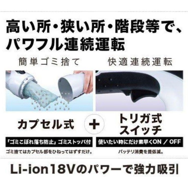 新品・未使用 マキタ 18V充電式クリーナー セット 掃除機 CL180