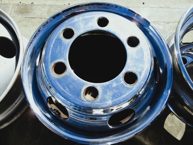 4 ton car for plating wheel 17.5×6.00 135-12 6 hole 6 pcs set 4 ton car for 