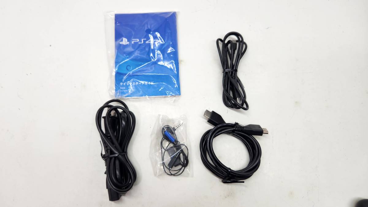 【7584】1円~ ゲーム機 SONY PlayStation 4 Pro PS4 Pro CUH-7000B B01 1TB Jet Black ブラック 完動品 中古品_画像9