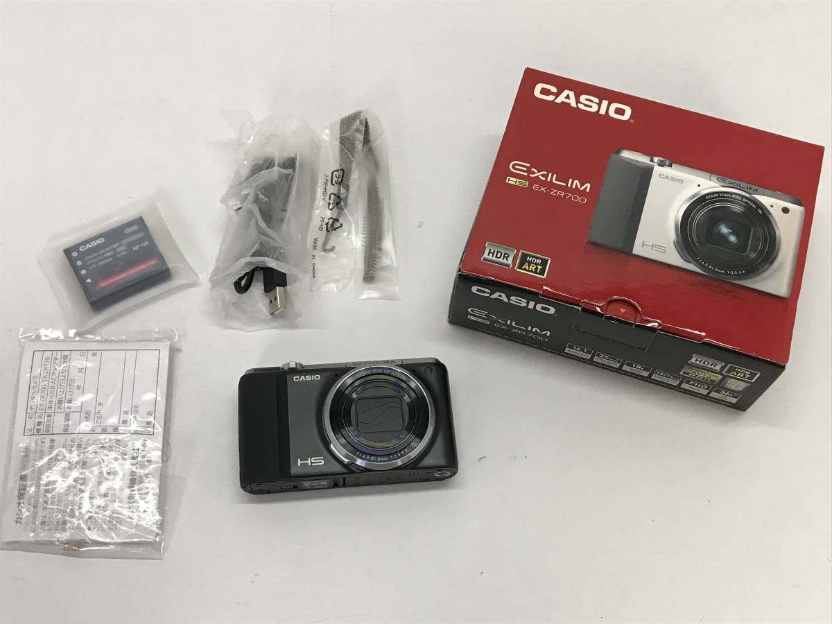 【8205】CASIO EXILIM EX-ZR700 デジタルカメラ ハイスピード 1610万画素 光学18倍ズーム カシオ デジカメ 中古品_画像1