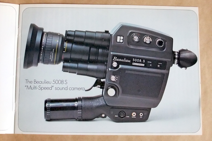 カタログ ボリュー Beaulieu super8 カメラ（4008 ZM Ⅱ 1008 XL 5008 S、3008 S、4008 ZM4）昭和50年代_画像3
