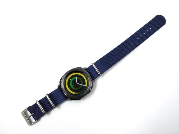 ナイロン製ミリタリーストラップ natoタイプ 腕時計布ベルト ネイビー 20mm_画像3