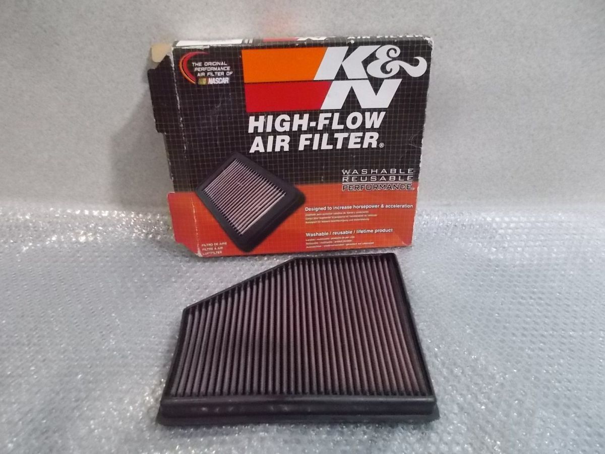 ★未使用!★BMW G30 5シリーズ 540i K&N HIGH-FLOW AIR FILTET エアクリーナーフィルター エアフィルター / KR1-656_画像1