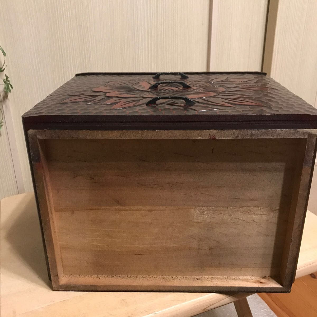 和家具 鎌倉彫 工芸品 古民具 アンティーク 小物入れ 収納 和 和家具 鎌倉彫 工芸品 古民具 アンティーク 小物入れ 収納 和