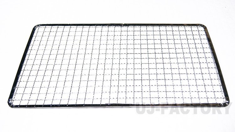 [ barbecue /BBQ. necessities!]*. net / gridiron ( change net ) rectangle 21cm×36cm( flat type )×10 pieces set * outdoor . comfortably barbecue!