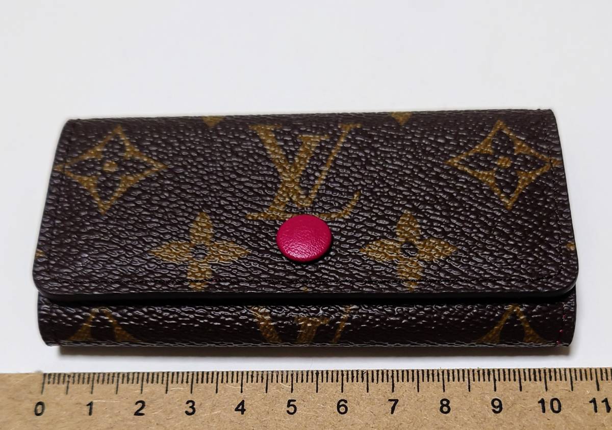 新品　LOUIS VUITTON ルイ・ヴィトン　キーケース　ミュルティクレ4　フューシャ　モノグラム　M60701_画像7