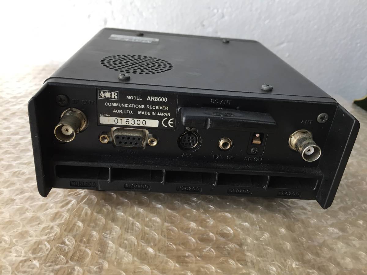 AOR　広帯域受信機　レシーバー　AR8600　Mark2　通電OK ACアタブター付_画像4