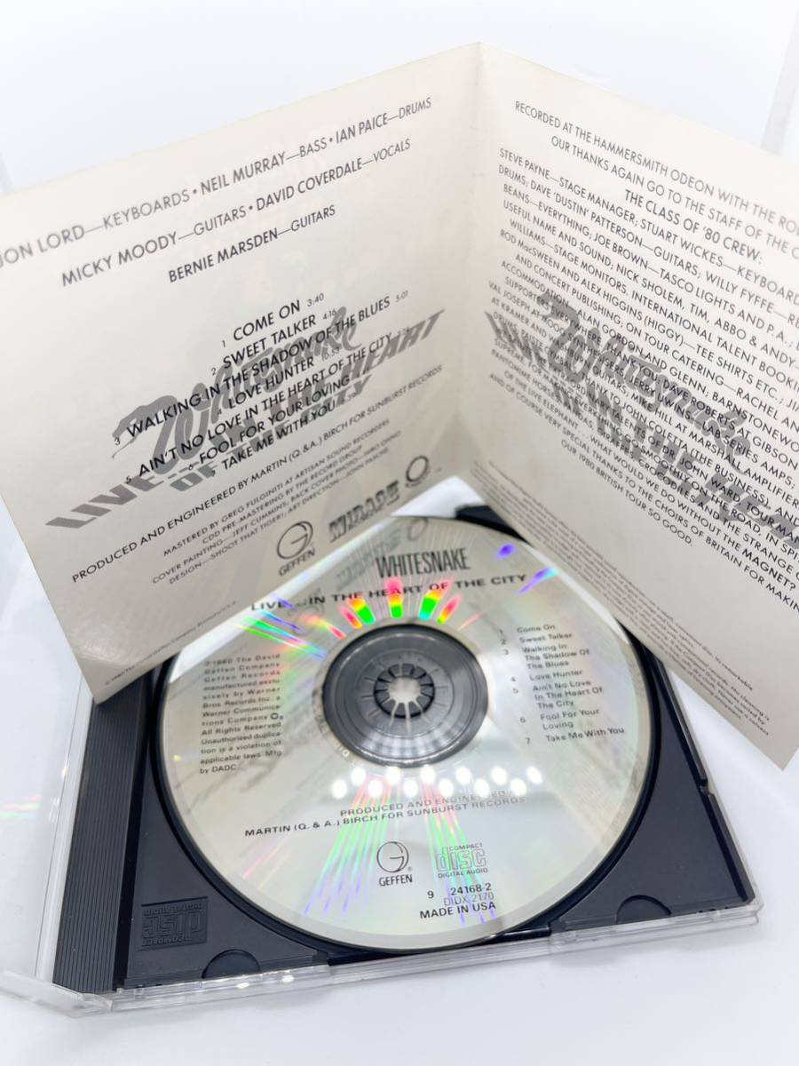 CD * WHITESNAKE * LIVE...IN THE HEART OF THE CITY * 1980 year * foreign record secondhand goods 
