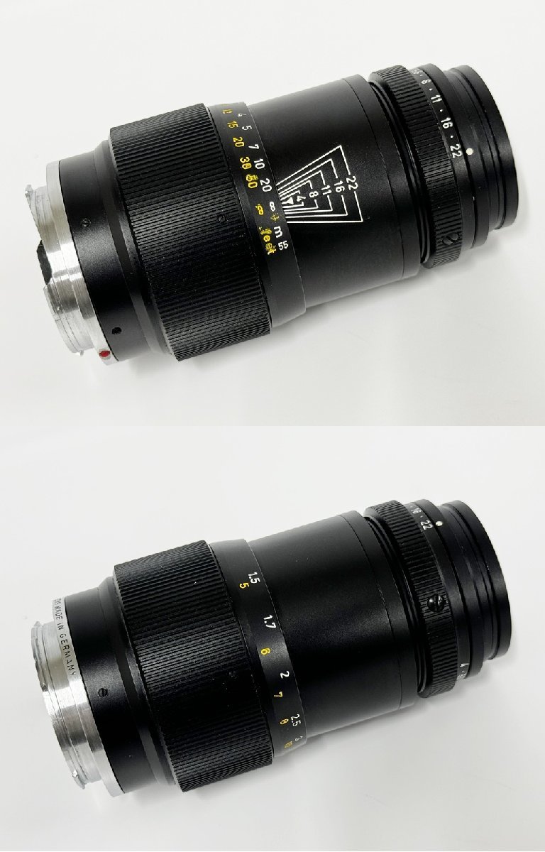 ★LEICA ライカ LEITZ WETZLAR TELE-ELMAR 1:4/135 レンジファインダー カメラ レンズ 12575 フード 15448O15-12_画像2