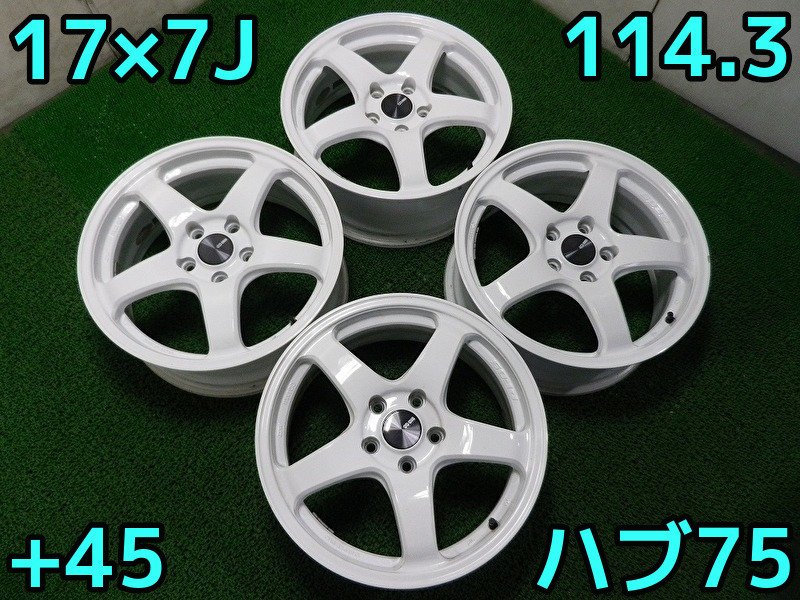 DA-6♪ENKEI PF05♪PCD114.3/5H/17×7J/+45/ハブ75♪即発送いたします♪店頭手渡し大歓迎♪_画像1