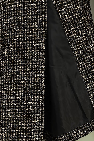 【和遊館】KOH020　日本製 ループツイード へちま衿 和装用 ロングコート 黒色 ベージュ_画像5