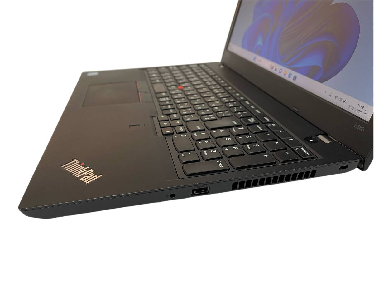 レノボ Lenovo ThinkPad L580 ノートパソコン 指紋認証 Intel Core i5-8250U/メモリ8GB/SSD256GB/Win11/15.6型 20LXS08H00 送料無料■10_画像3