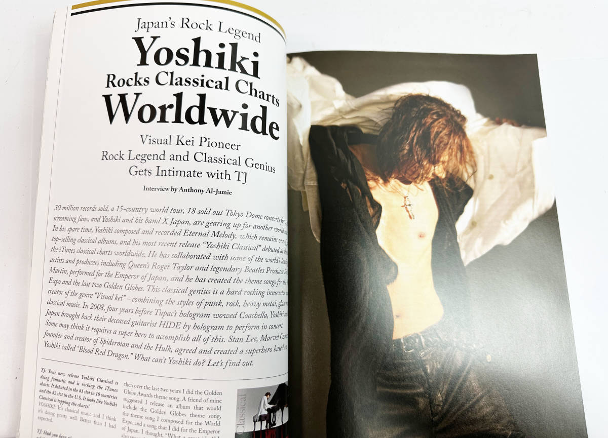 tokyojournal 東京ジャーナル X JAPAN Yoshiki 表紙＆インタビュー掲載 Autumm 2013 1-23_画像4