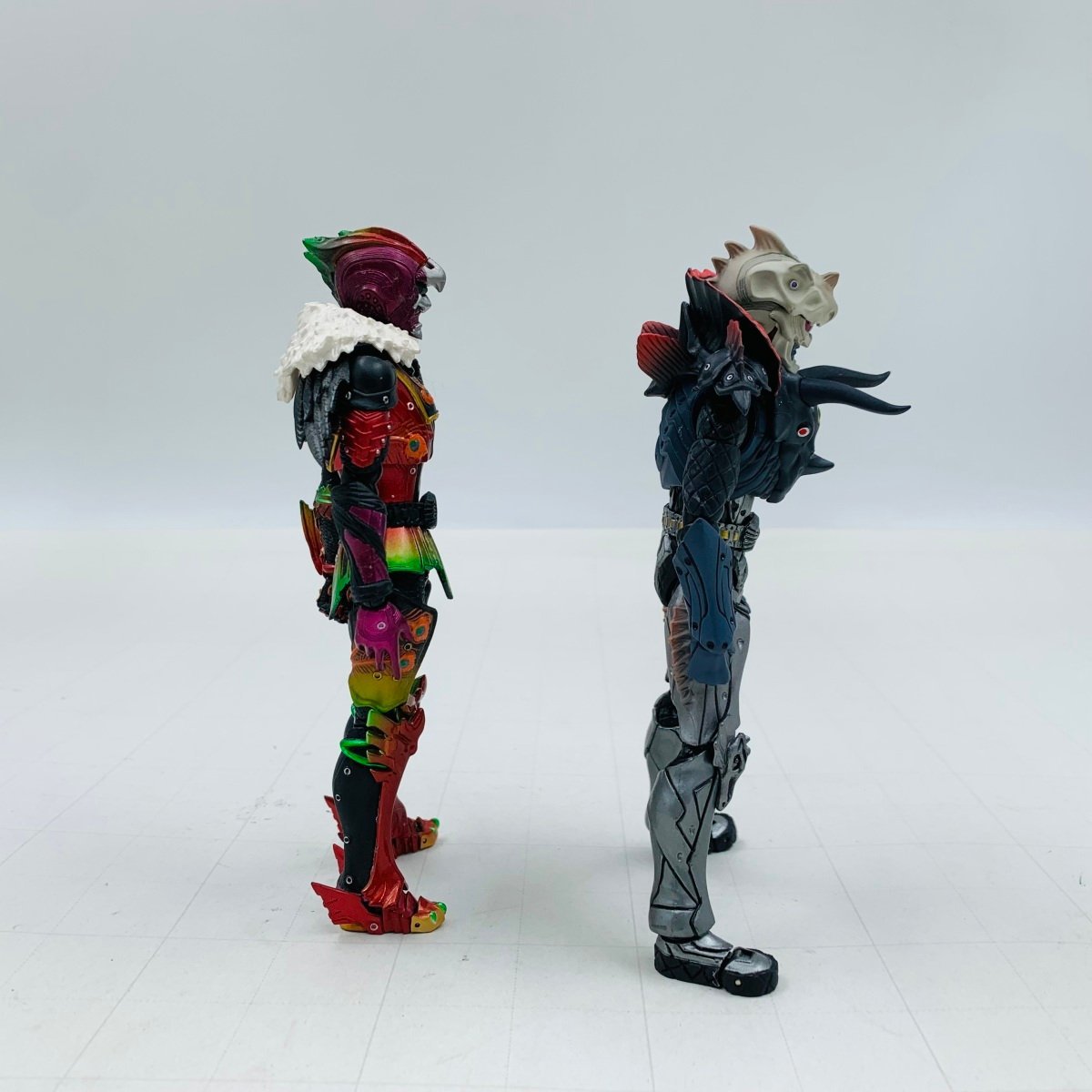 難あり中古品 S.H.Figuarts フィギュアーツ 仮面ライダーオーズ/OOO 映司グリード アンク ロスト 2種セット_画像5