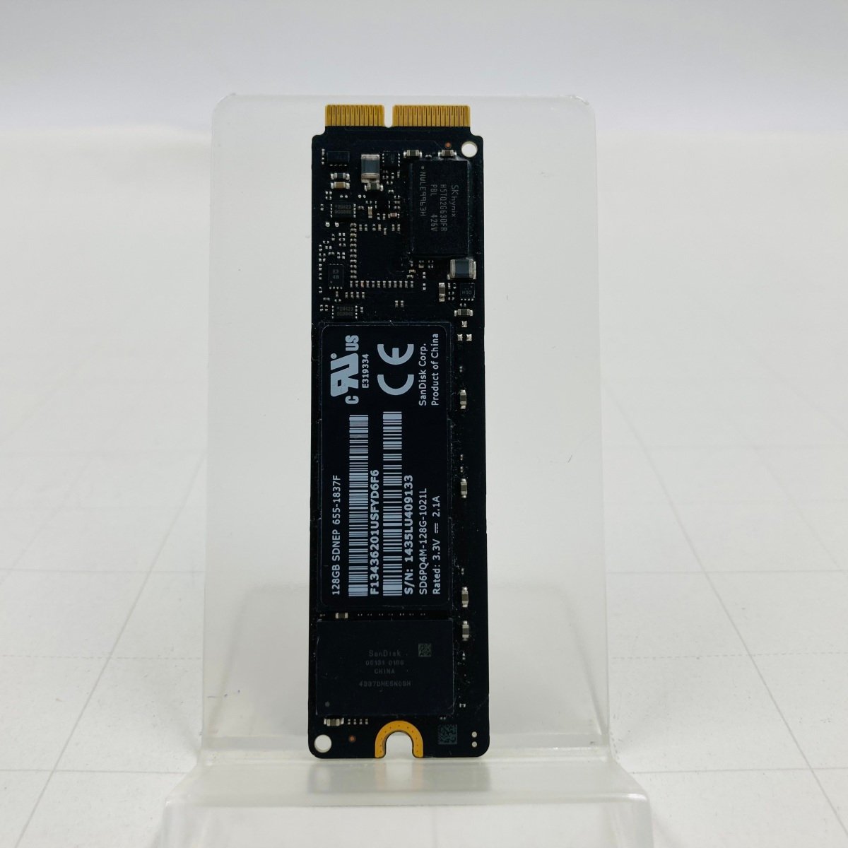 動作確認済み Apple純正 高速版 PCIe 3.0x4対応 APPLE SSD 121GB (MacBook Pro Retina， MacBook Air，Mac Pro) 消去済みの画像2