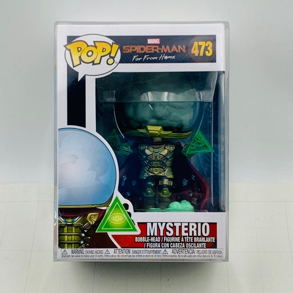 新品未開封 Funko POP! ファンコ 473 スパイダーマン Far from home MYSTERIO ミステリオ_画像1