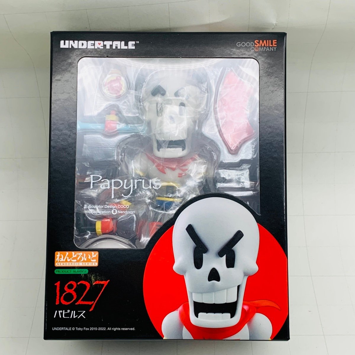 中古品 グッドスマイルカンパニー ねんどろいど 1827 Undertale アンダーテイル Papyrus パピルス_画像5