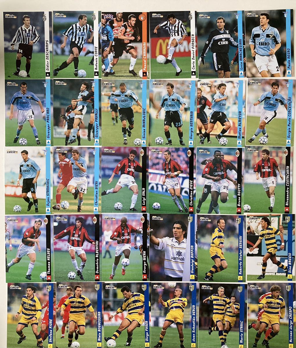 panini clcio Card 1999 海外サッカートレーディングカード 約160枚の画像3