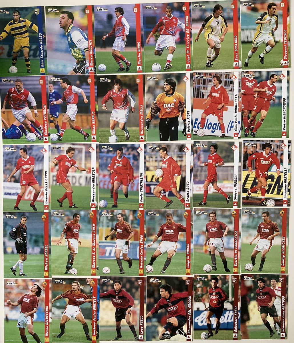 panini clcio Card 1999 海外サッカートレーディングカード 約160枚の画像4