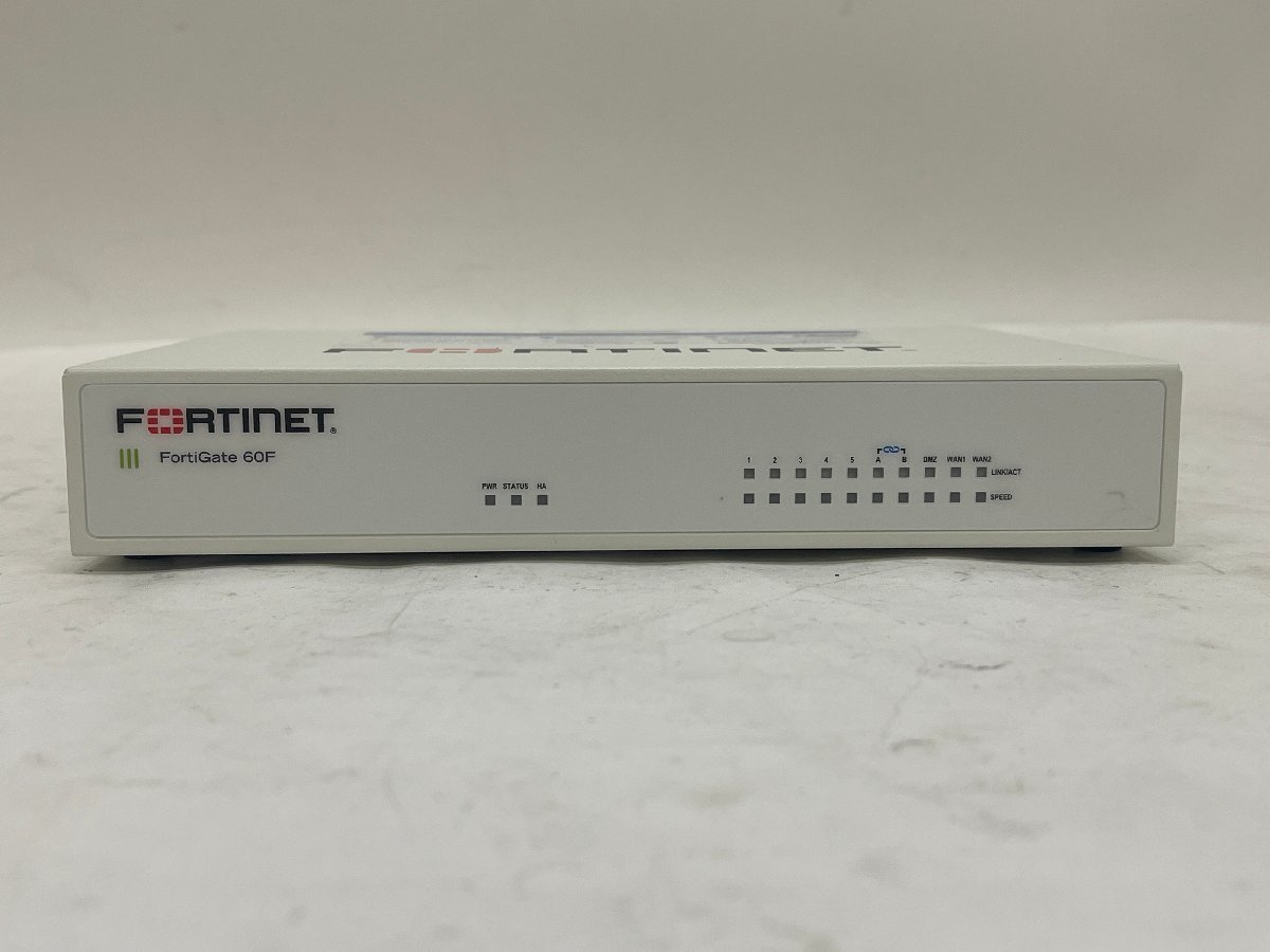 【中古】Fortinet Fortigate 60F　工場出荷初期化済み（16）　ライセンス・サポート2024/07/25まで　ファーム V7.4.2_画像2