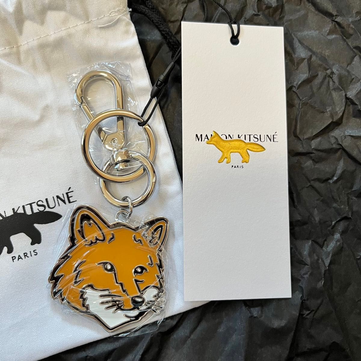 MAISON KITSUNE メゾンキツネ キーホルダー/キーリング タグ付き MAISON KITSUNE メゾンキツネ キーホルダー/キーリング タグ付き
