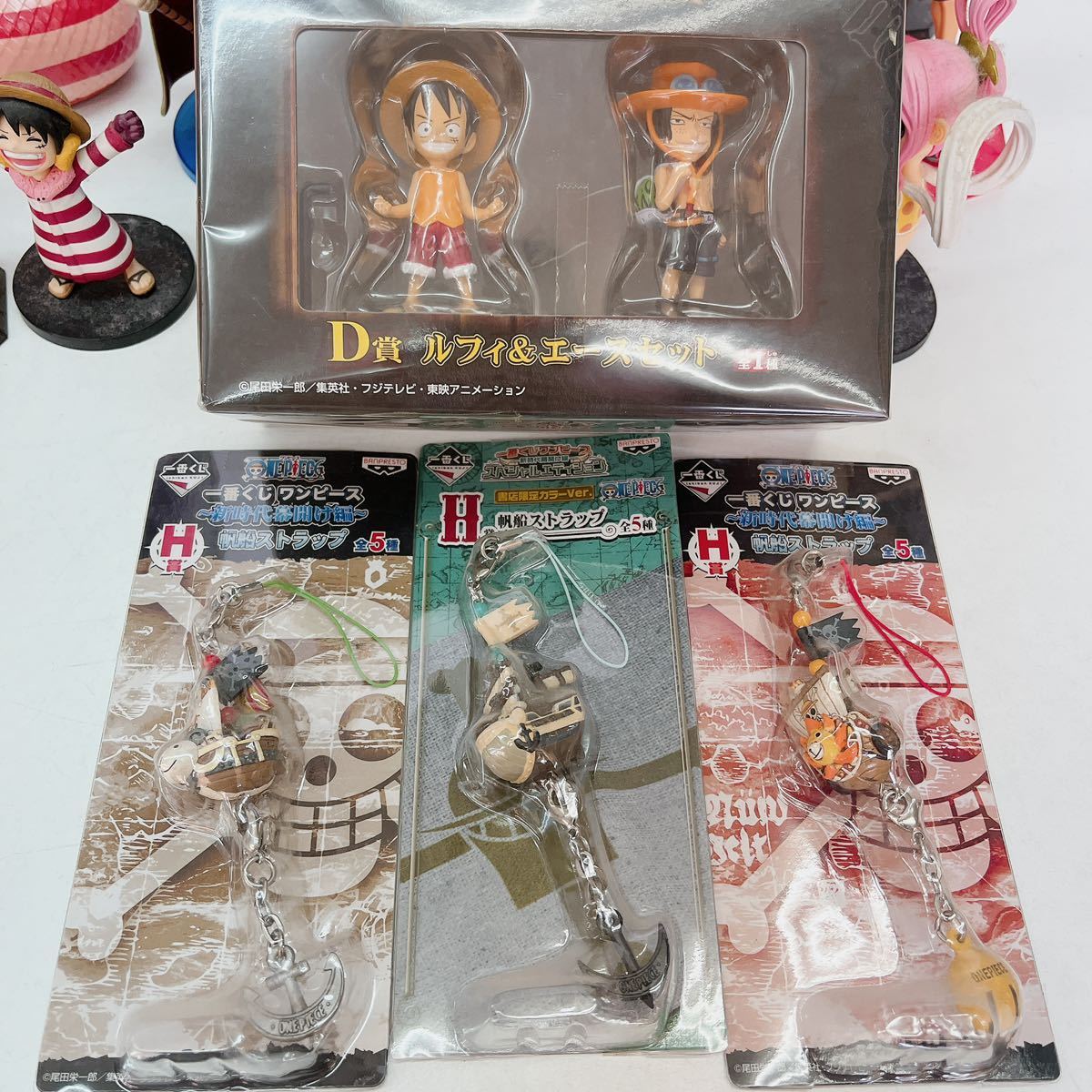 1AB43 1円〜 ワンピース フィギュア まとめ ルフィ ゾロ ナミ サンジ チョッパー ロビン フランキー ロー 等 ONE PIECE 中古 現状品_画像6