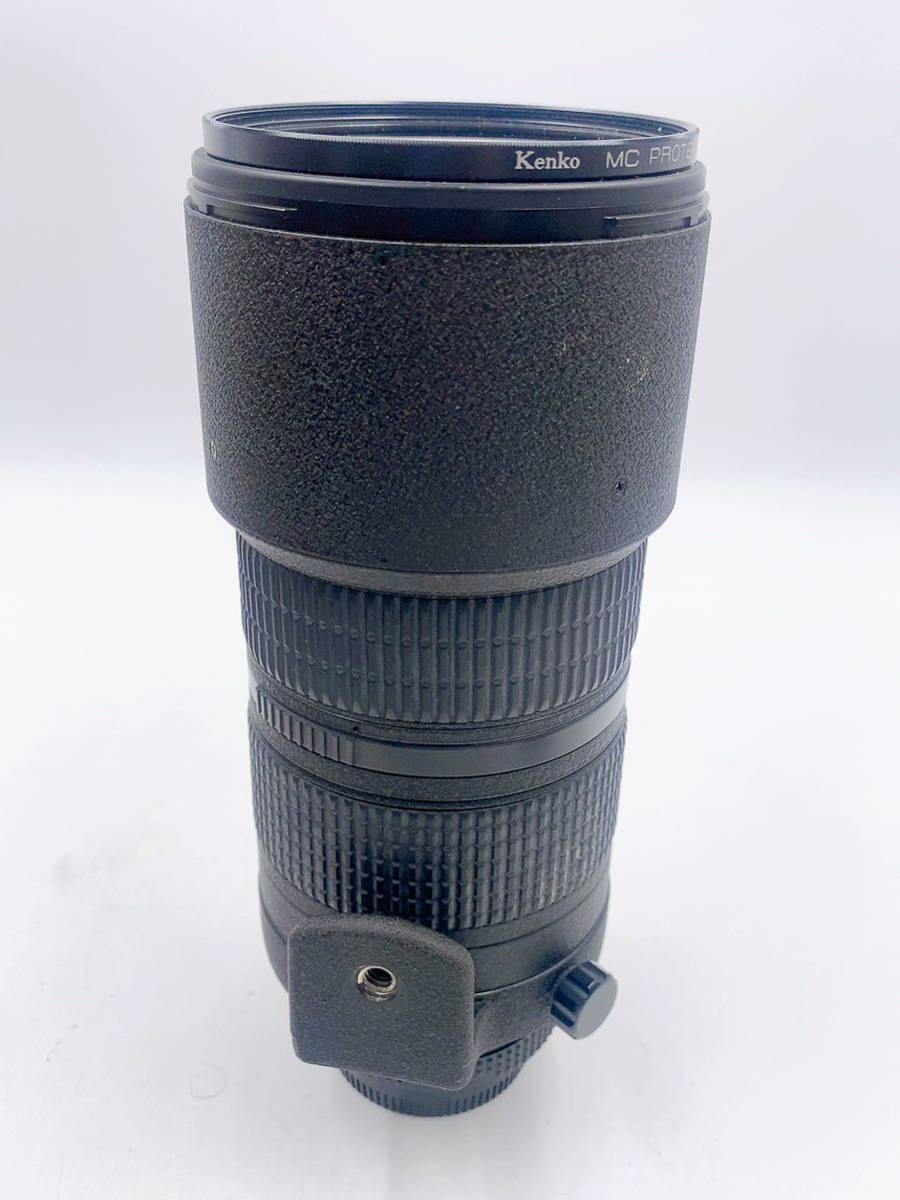 1AA6 1円～ カビ無美品 Nikon ニコン用望遠レンズ ズームレンズ kenko mc protector 77mm ed 80-200mm 1:2.8 D_画像3