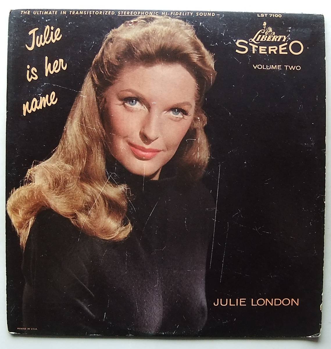 ◆ JULIE LONDON / Julie Is Her Name Vol.II ◆ Liberty LST 7100 (black:dg) ◆ W_画像1