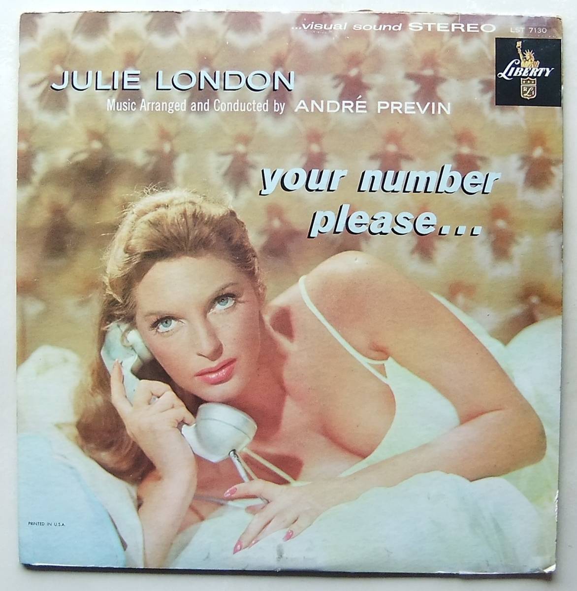 ◆ JULIE LONDON / Your Number Please ◆ Liberty LST 7130 (black:dg) ◆_画像1