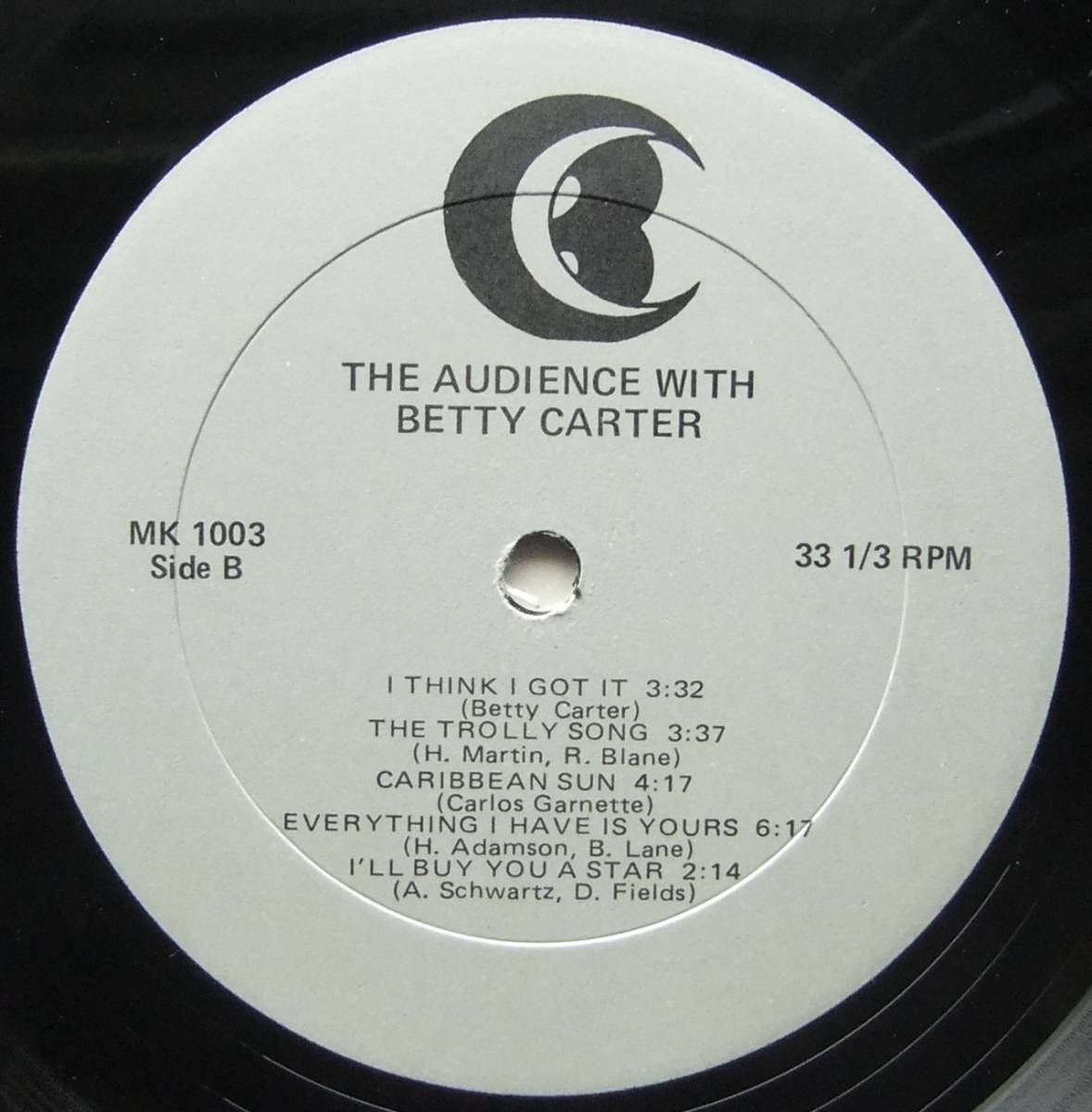 ◆ The Audience with BETTY CARTER (2LP) ◆ Bet-Car MK-1003 ◆ V_画像6
