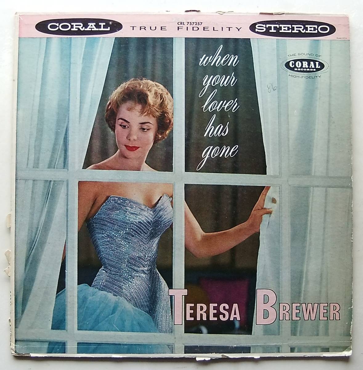◆ TERESA BREWER / When Your Lover Has Gone ◆ Coral CRL 757257 (red:dg) ◆ W_画像1