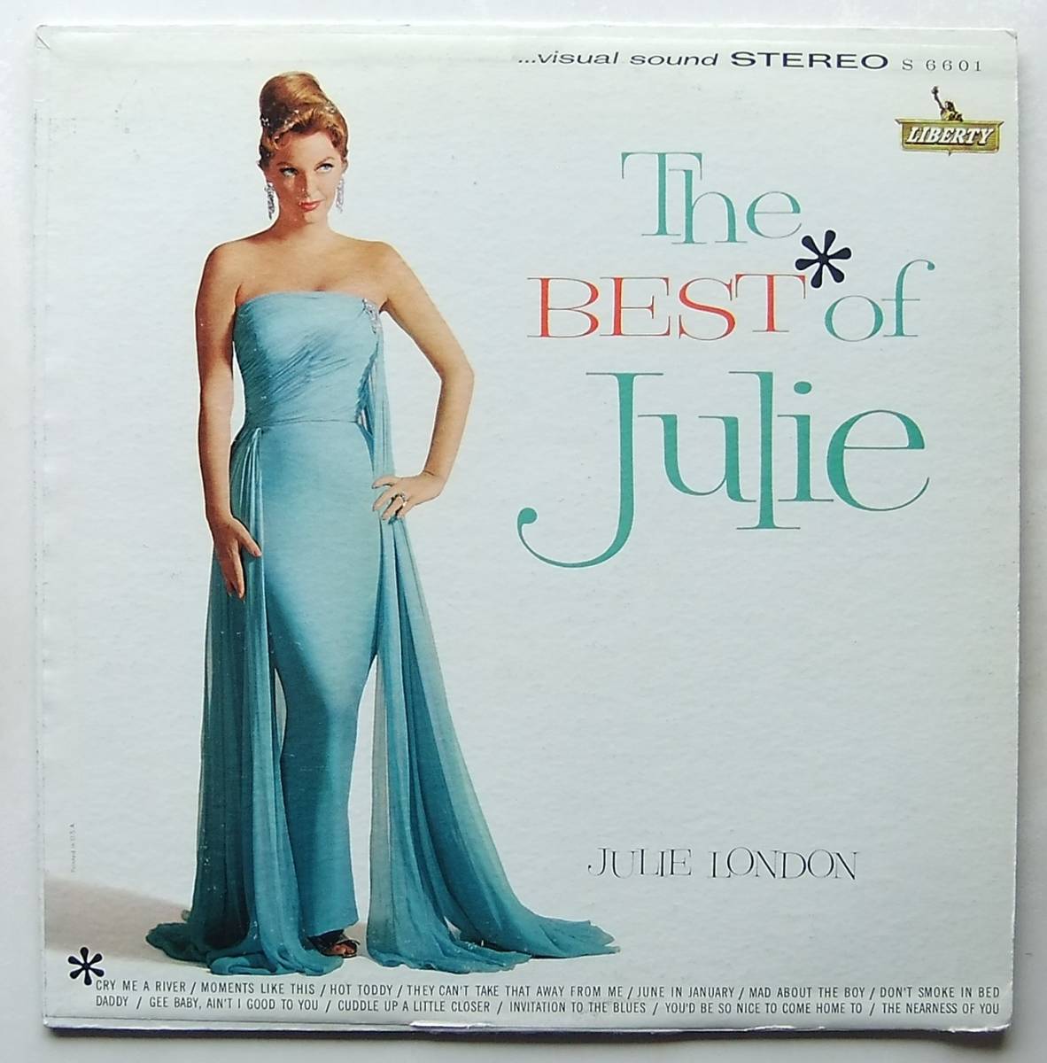 ◆ JULIE LONDON / The Best of Julie ◆ Liberty L5501 (color:dg) ◆ W_画像1