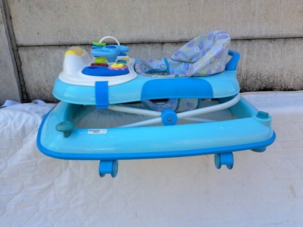 USED for baby baby-walker height adjustment possible blue group 