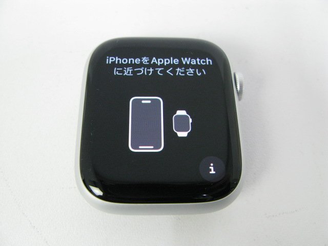 Apple Watch Series8 45mm 32GB LTE MP4J3J/A シルバーアルミニウム【ch0332】_画像6