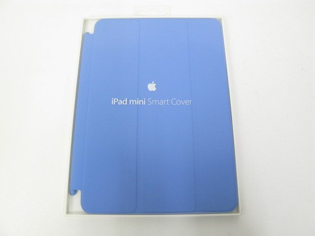 新品 未開封 Apple iPad mini Smart Cover MF060FE/A ブルー【d1500】_画像1