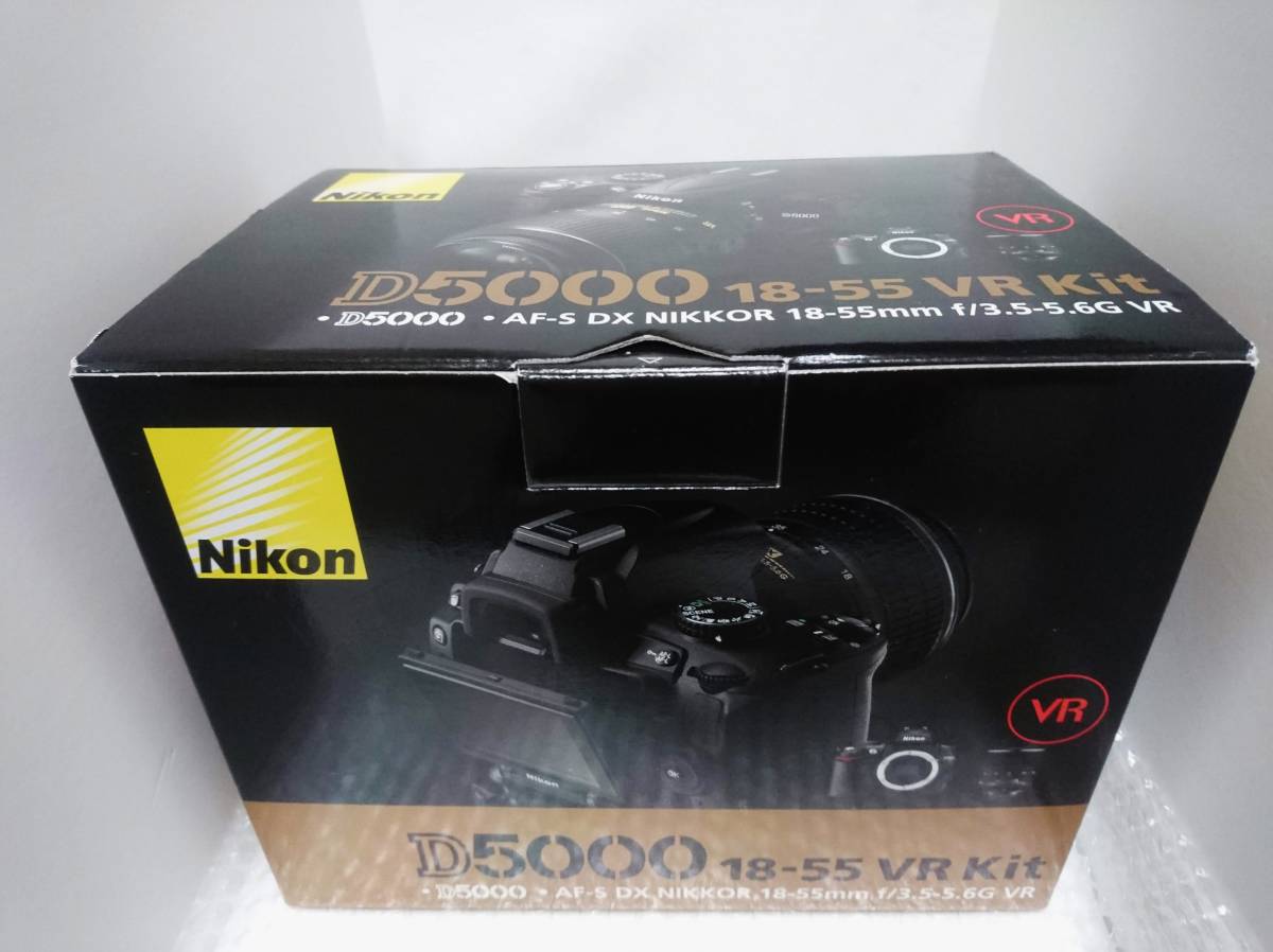現状品 未使用+廃盤品　Nikon　D5000　VR レンズキット　ニコン