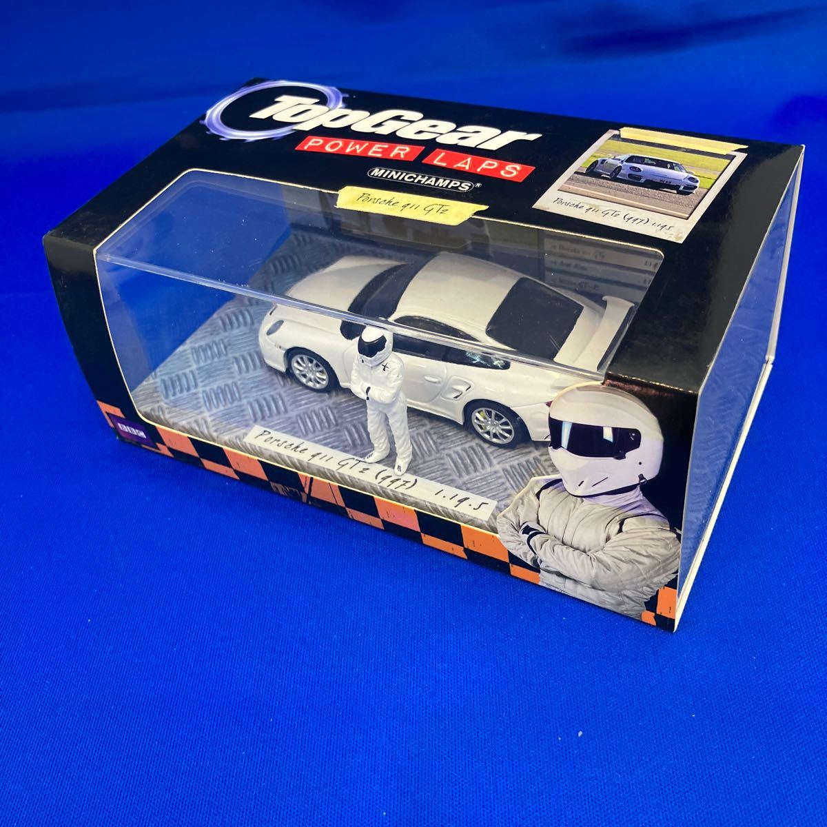 PMA 1/43 【トップギア】　ポルシェ911 gt2 997 2007 ホワイト_画像5