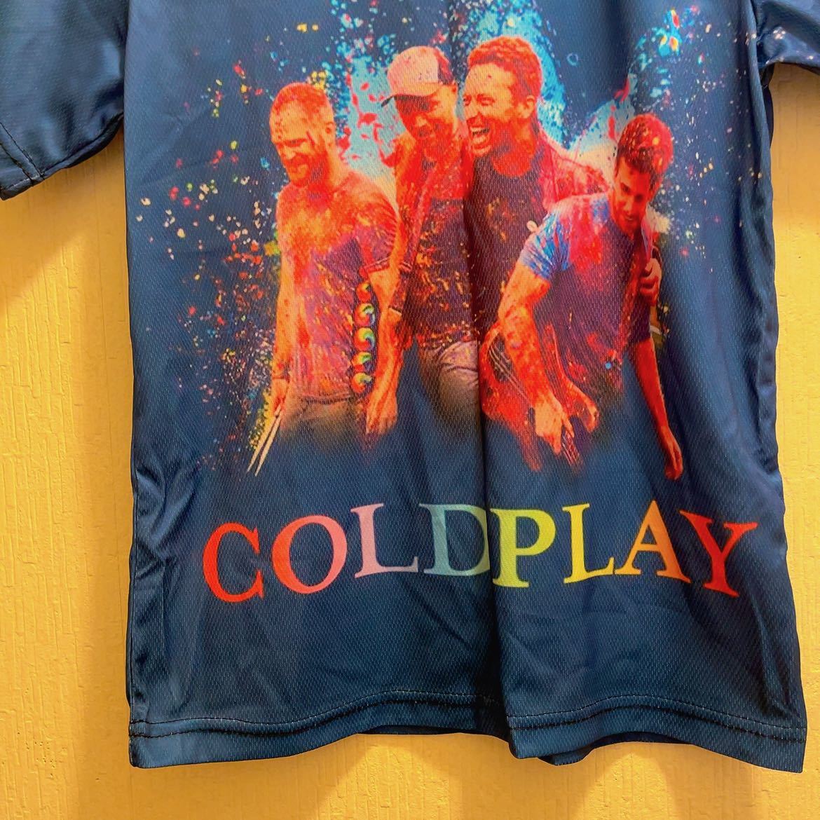 新品★ブルー★ Coldplay / コールドプレイ★Tシャツ★ユニセックス_画像2