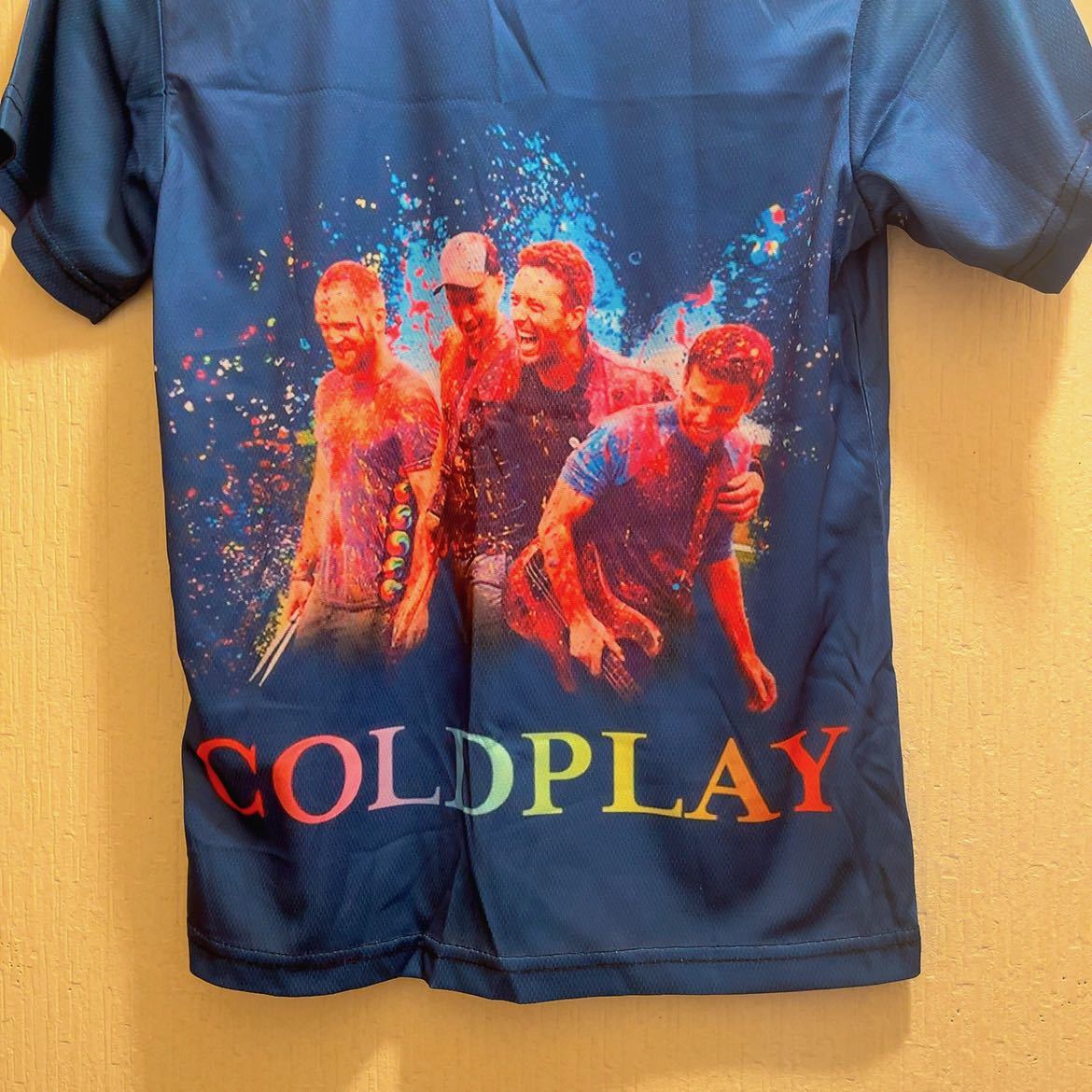 新品★ブルー★ Coldplay / コールドプレイ★Tシャツ★ユニセックス