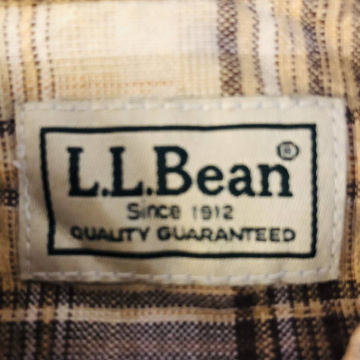 エルエルビーン　L.L.Bean M チェック柄　レギュラーシャツ_画像6