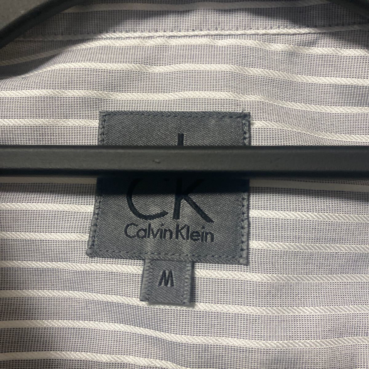 Calvin Klein Calvin Klein stripe long sleeve shirt M size 