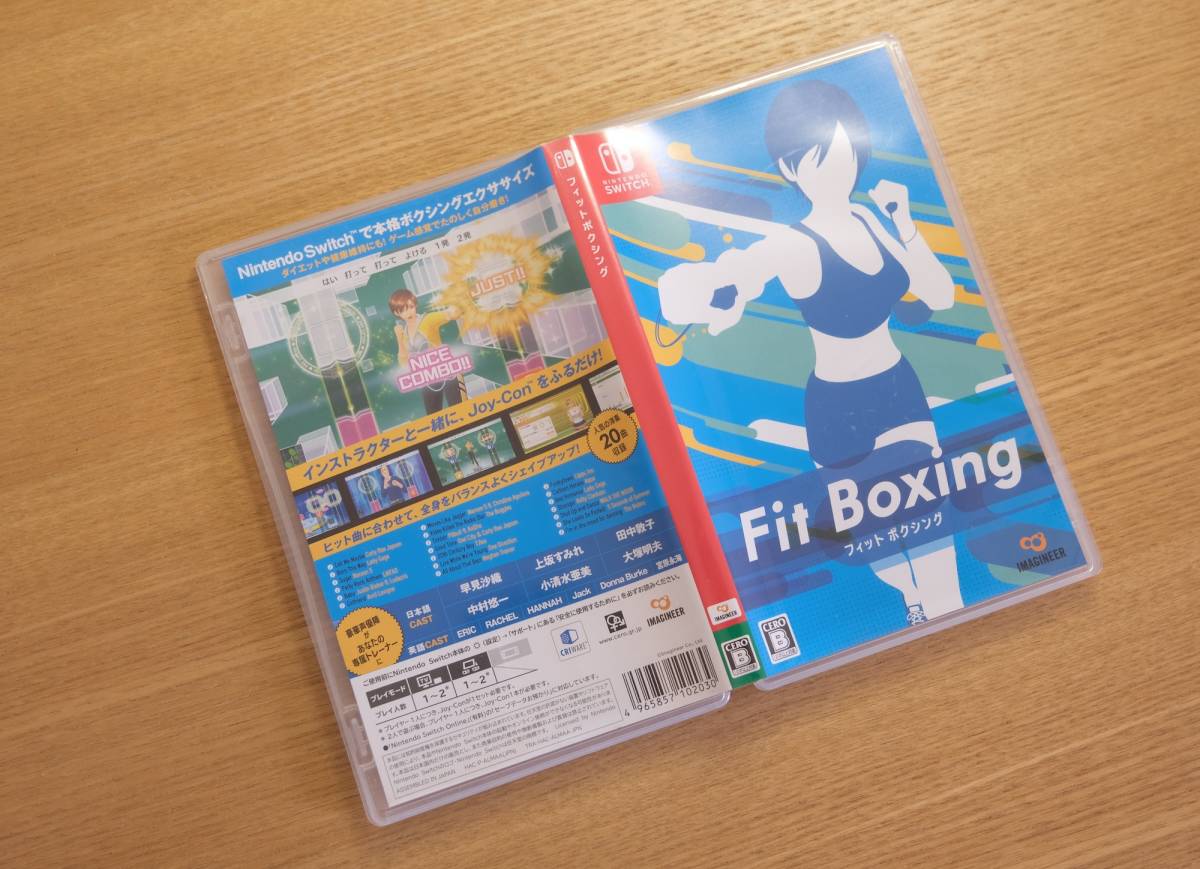 【美品】Nintendo Switch ゲームソフト_Fit Boxing フィット ボクシング(パッケージ版)の画像1