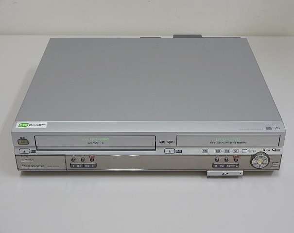 257▽Panasonic/パナソニック HDD/VHS/DVD レコーダー DMR-EH70V 2005年製 VHS・DVD再生確認OK！_画像1