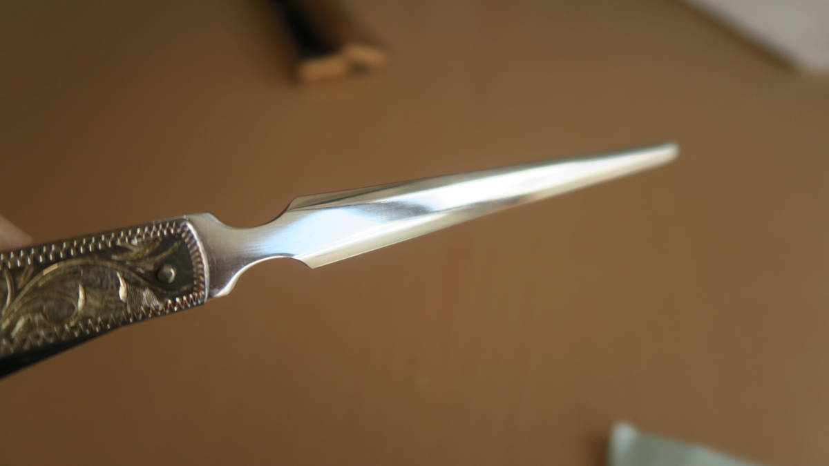 純銀製ペーパーナイフ 2　箱付　アンティーク　ビンテージ　シルバー　昭和レトロ_画像4