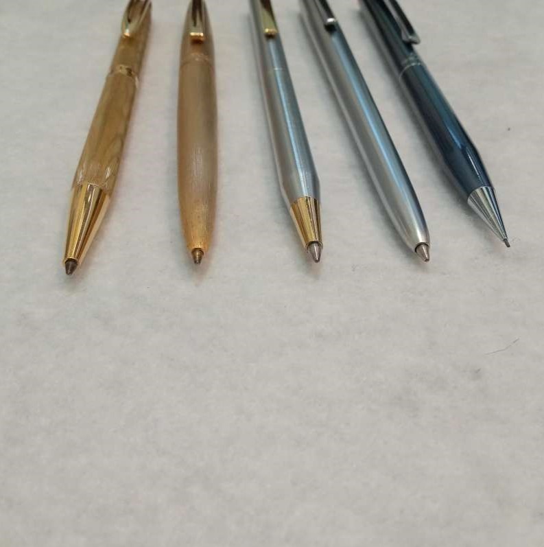 『#698A【WATERMAN/SHEAFFER/ボールペン・シャープペン/現状品/動作未確認】シャープペン×1点 ボールペン×4点 合計5点セット 中古品』_画像4